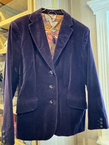 Damen blazer samt dunkel - samt, lila