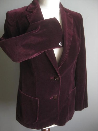 Samt jacke blazer - blazer, 10