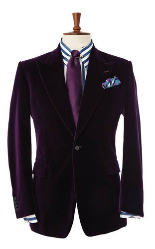 Herren lila elegant luxus - lila,
