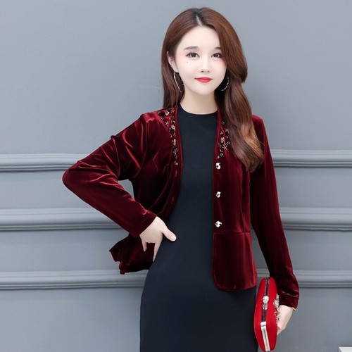 Damen samt blazer - damen,