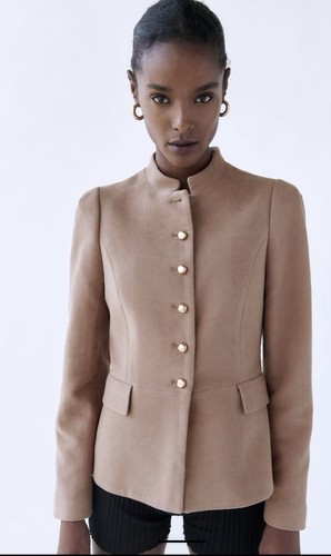 Damen taillierter samt blazer - damen,